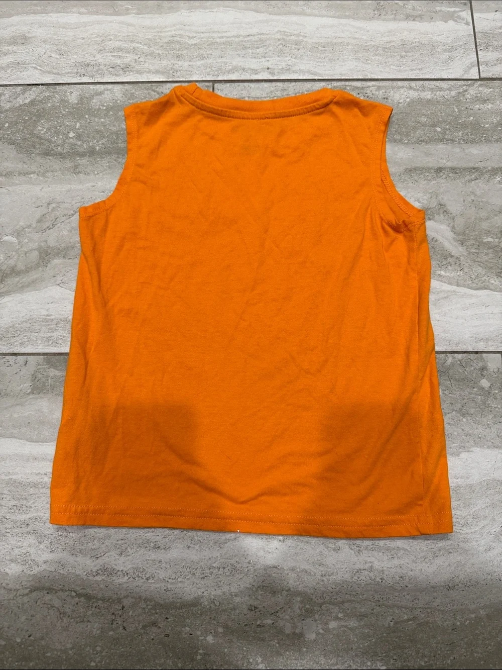 Champion Orange Boys' Tank with White Logo